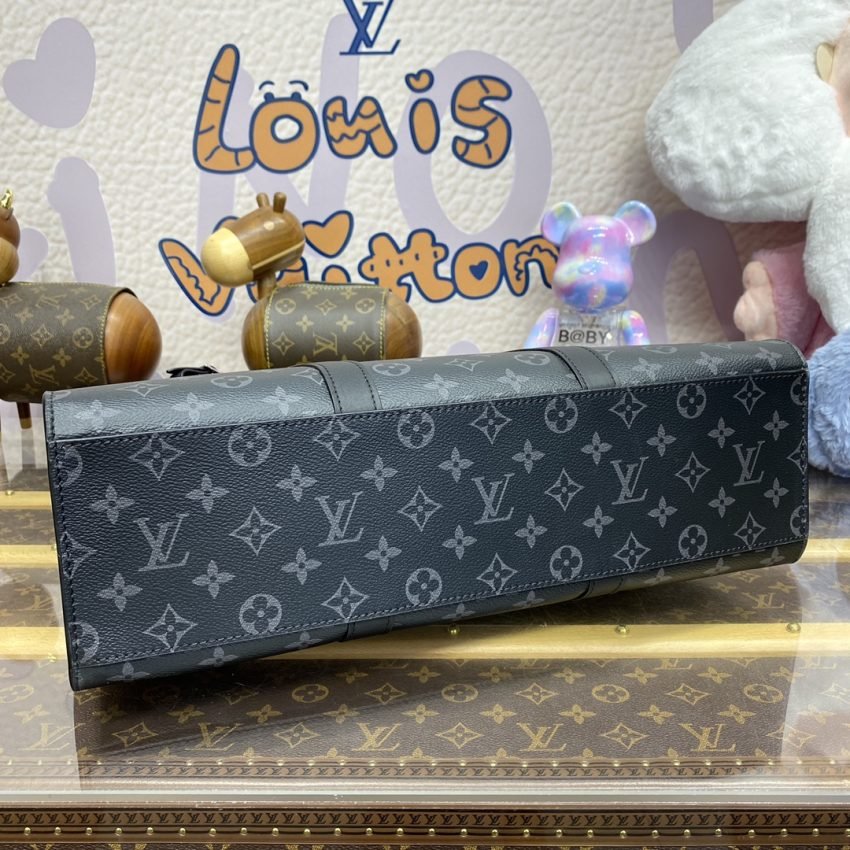 Replica Louis Vuitton Sac Plat Black Large - Image 6