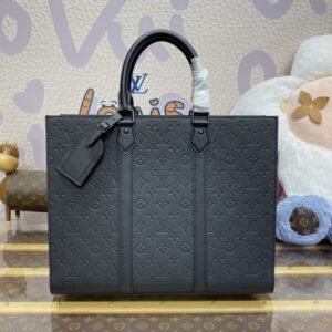 Replica Louis Vuitton Sac Plat 24H Black