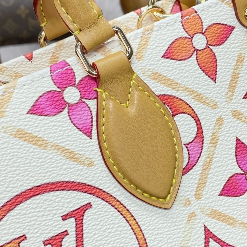 Replica LV Onthego East West Orange - Image 7