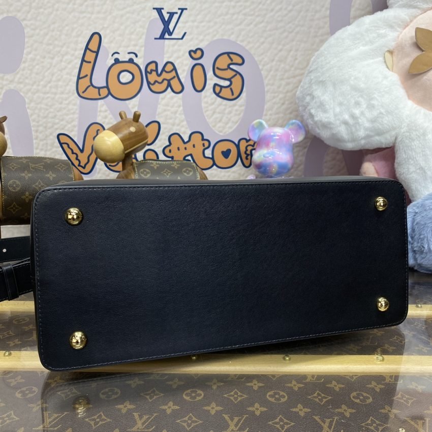 Fake Loius Vuitton Capucines Large Black Full - Image 8