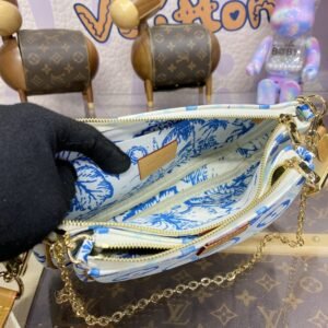 Alternative view of Fake Louis Vuitton Multi Pochette Accessoires White Blue