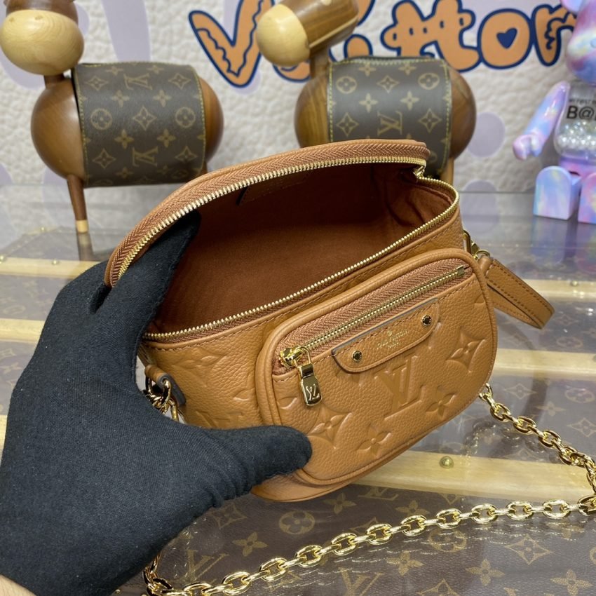 Fake Louis Vuitton Bumbag Mini Full Brown - Image 9