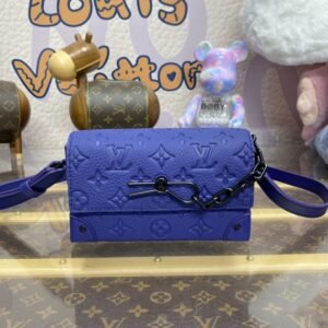 Replica Louis Vuitton Steamer Wearable Wallet Blue