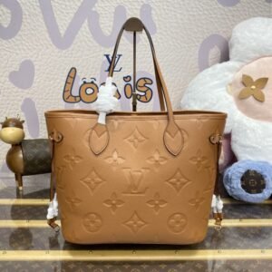 Fake Louis Vuitton Neverfull MM Full Brown