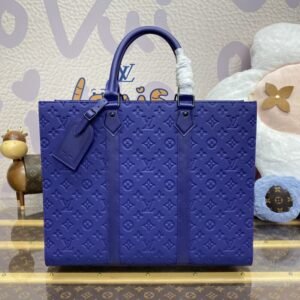 Fake Louis Vuitton Sac Plat 24H Blue