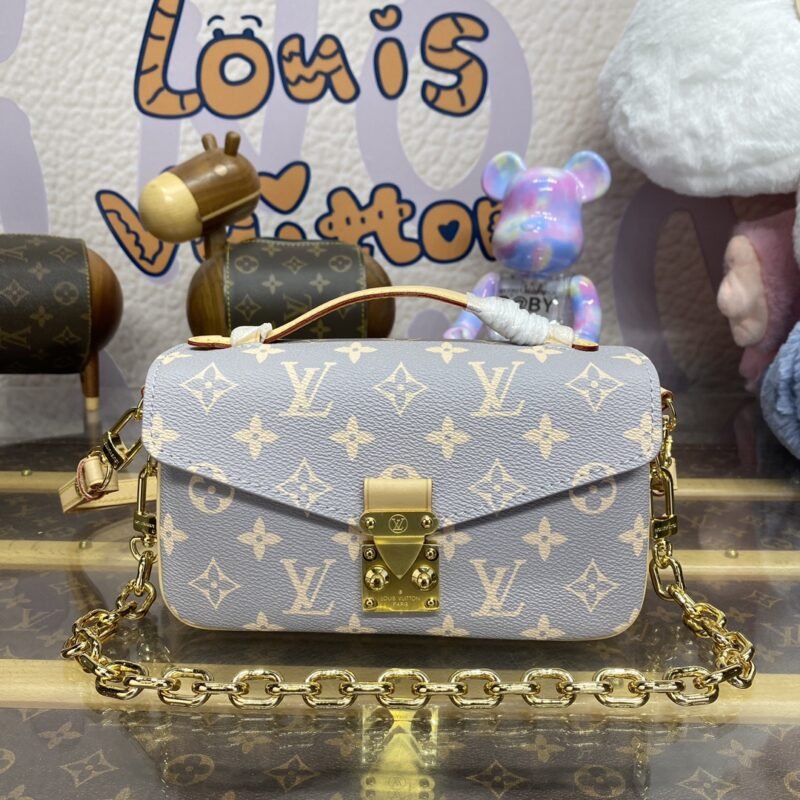 Fake Louis Vuitton Pochette Metis East West Grey