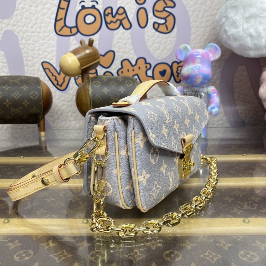 Fake Louis Vuitton Pochette Metis East West Grey - Image 7