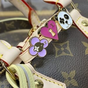 Alternative view of Replica Louis Vuitton Speedy 18 Brown