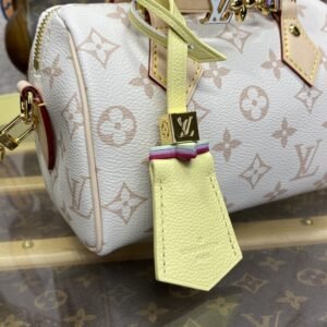 Alternative view of Replica Louis Vuitton Speedy 18 Beige