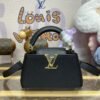 Fake Loius Vuitton Capucines East West Black