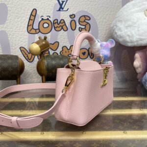 Alternative view of Replica Loius Vuitton Capucines East West Pink