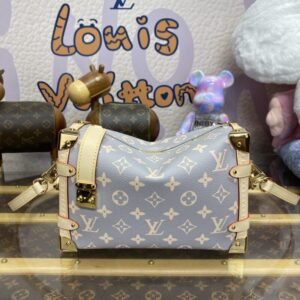 Fake Louis Vuitton Side Trunk Canvas Beige