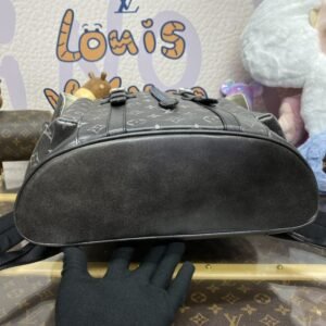Alternative view of Fake Louis Vuitton Christopher Backpack Grey