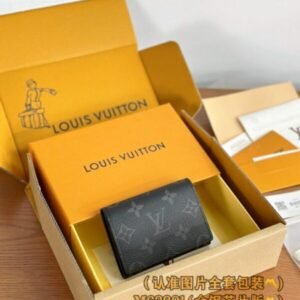 Louis Vuitton Envelope Card Holder Black