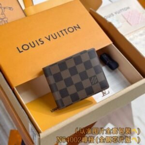 Louis Vuitton Slender Wallet Brown Grid