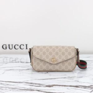 Fake Gucci Cross Body Bags Beige