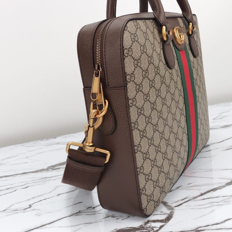 Fake Gucci Briefcase Canvas Beige - Image 7