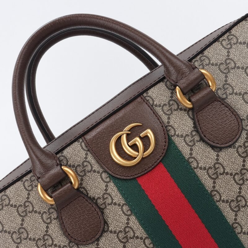 Fake Gucci Briefcase Canvas Beige - Image 4