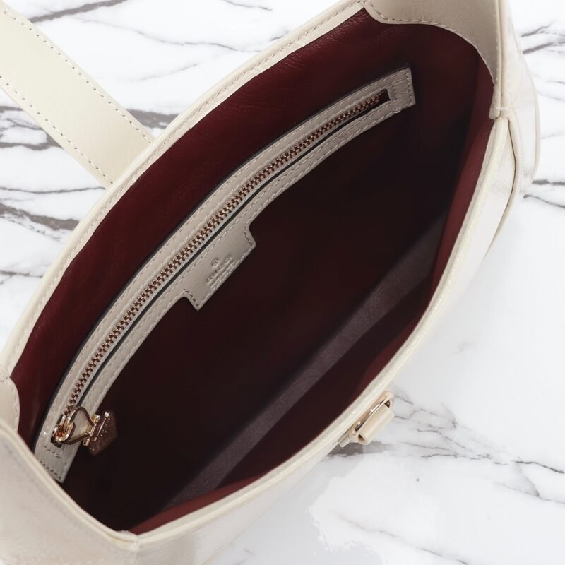 Replica Gucci G Jackie Small Patent White - Image 6