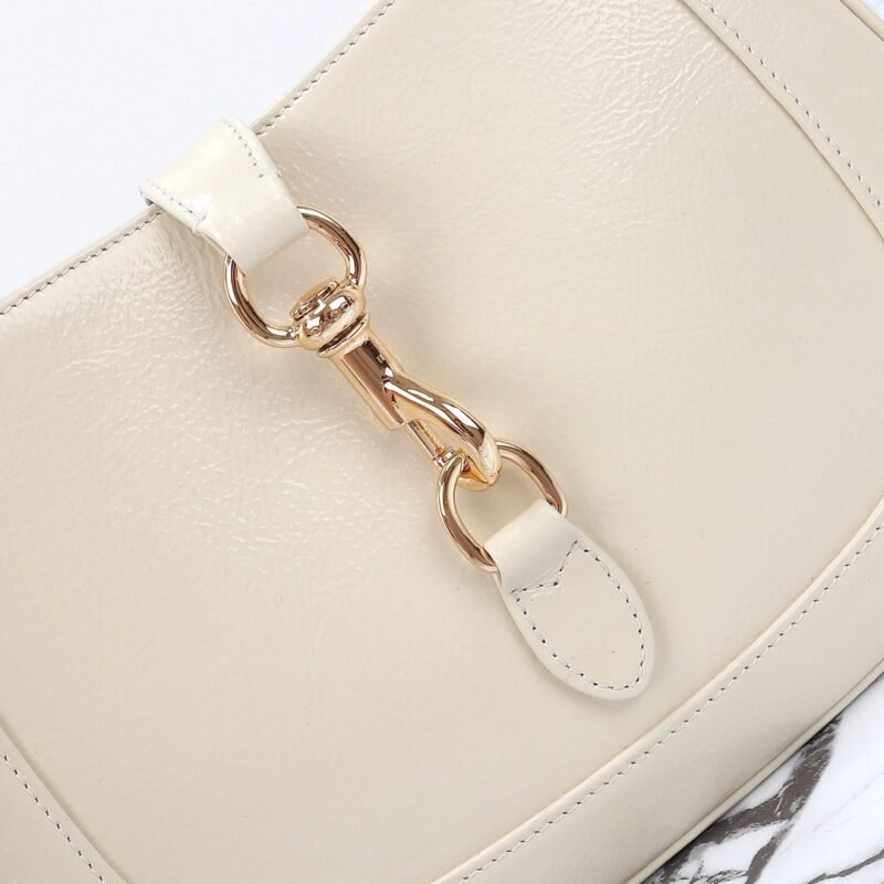 Replica Gucci G Jackie Small Patent White - Image 7