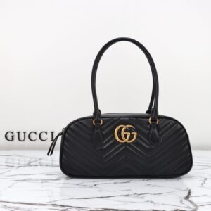 Fake Gucci Marmont Small Top Handle Black