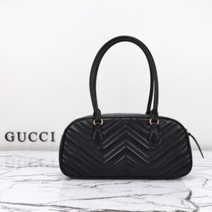 Alternative view of Fake Gucci Marmont Small Top Handle Black