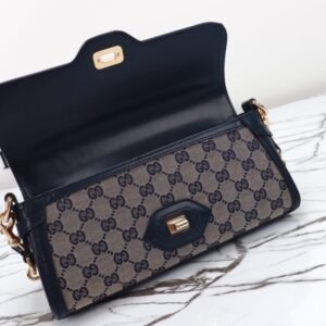 Alternative view of Replica Gucci Luce Shoulder Bag In Black