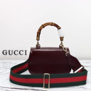 Alternative view of Replica Gucci Bamboo 1947 Bordeaux