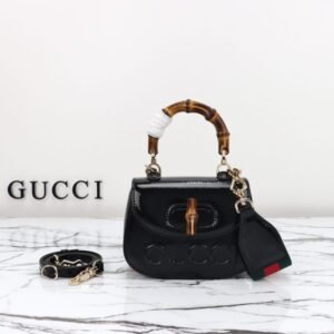 Replica Gucci Bamboo 1947 Patent Black
