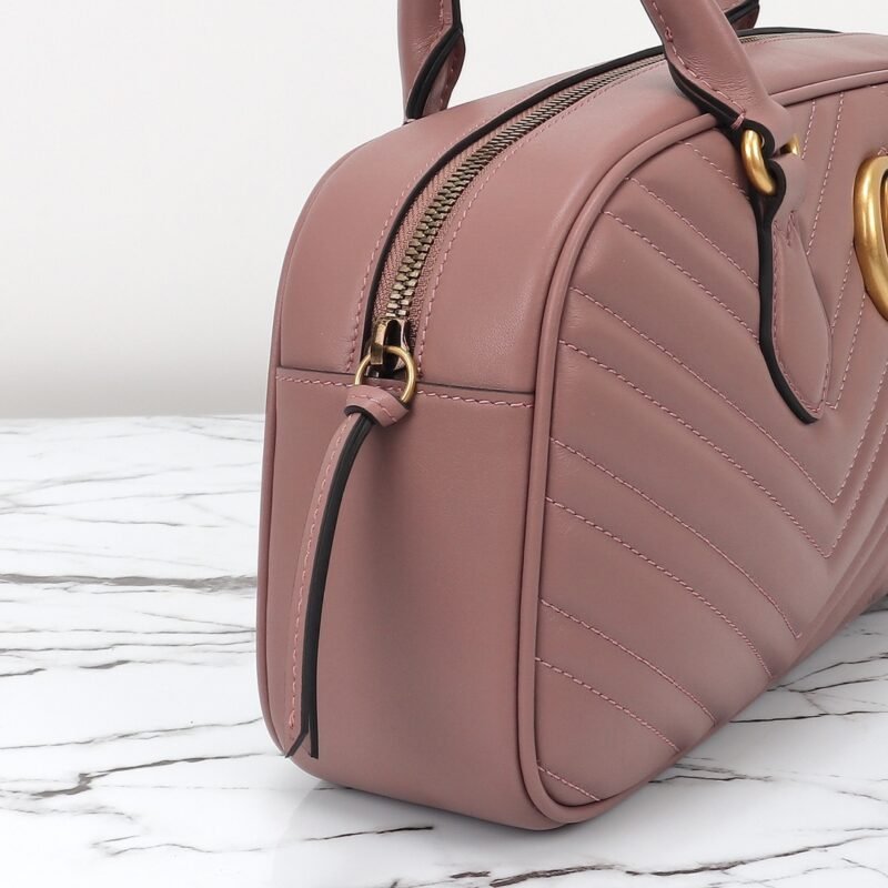 Replica Gucci Marmont Small Top Handle Pink - Image 7