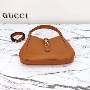 Alternative view of Fake Gucci G Jackie Small Patent Brown