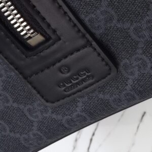 Alternative view of Replica Gucci GG Duffle Bag Black