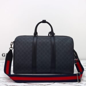 Replica Gucci GG Duffle Bag Black