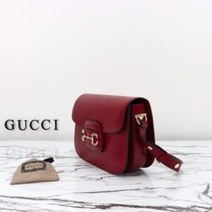 Alternative view of Fake Gucci G 1955 Horsebit Red