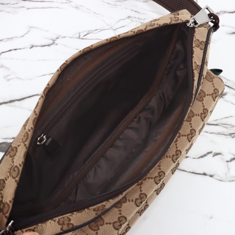 Fake Gucci Small GG Belt Bag Beige - Image 2