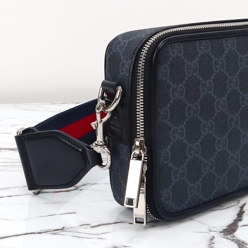 Fake Gucci GG Shoulder Bag Black - Image 3