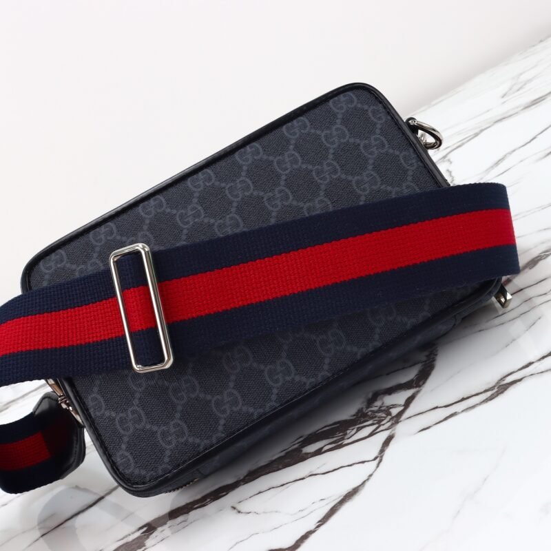 Fake Gucci GG Shoulder Bag Black - Image 4
