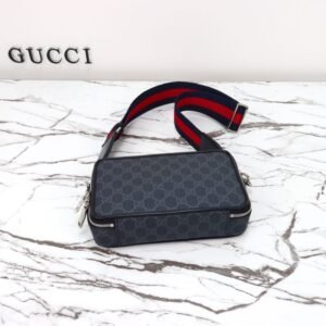 Alternative view of Fake Gucci GG Shoulder Bag Black
