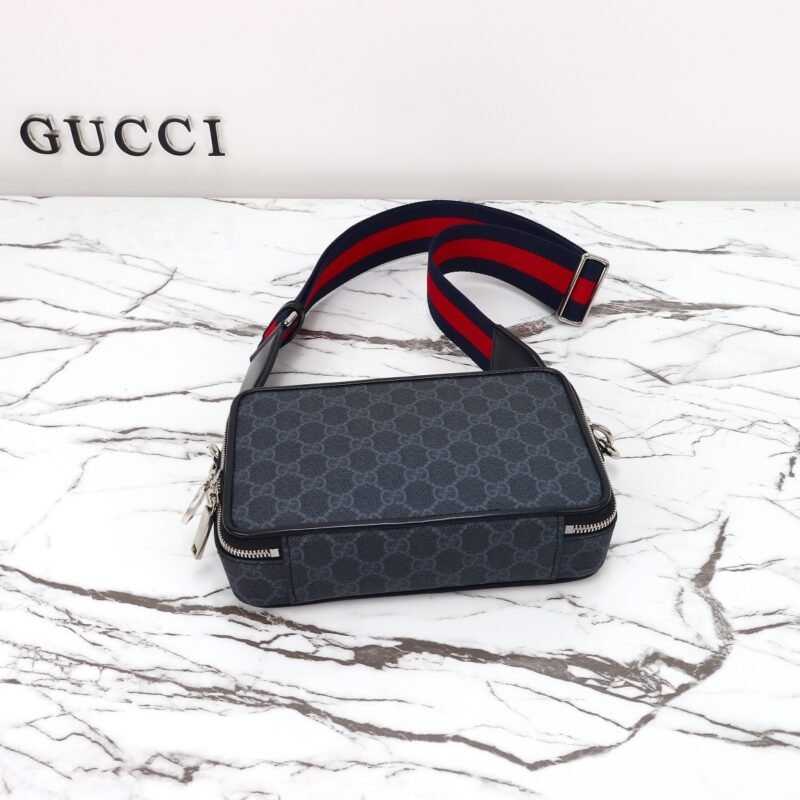 Fake Gucci GG Shoulder Bag Black - Image 2