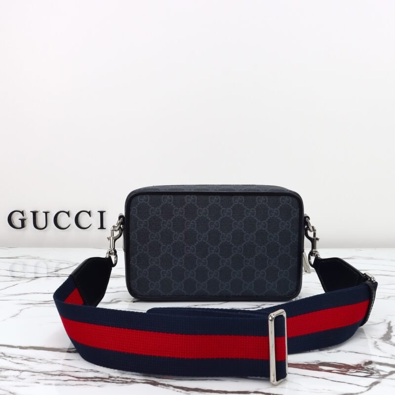 Fake Gucci GG Shoulder Bag Black - Image 10