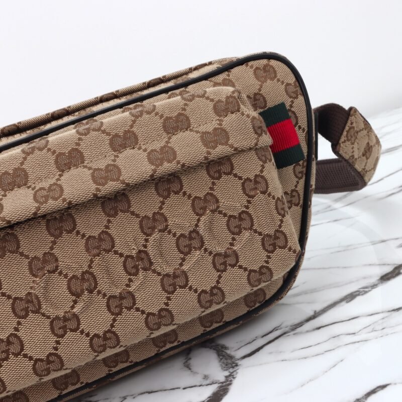 Fake Gucci Small GG Belt Bag Beige - Image 8