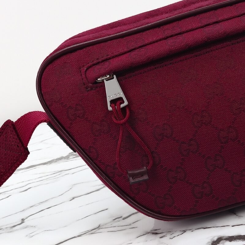 Fake Gucci Small GG Belt Bag Red - Image 2