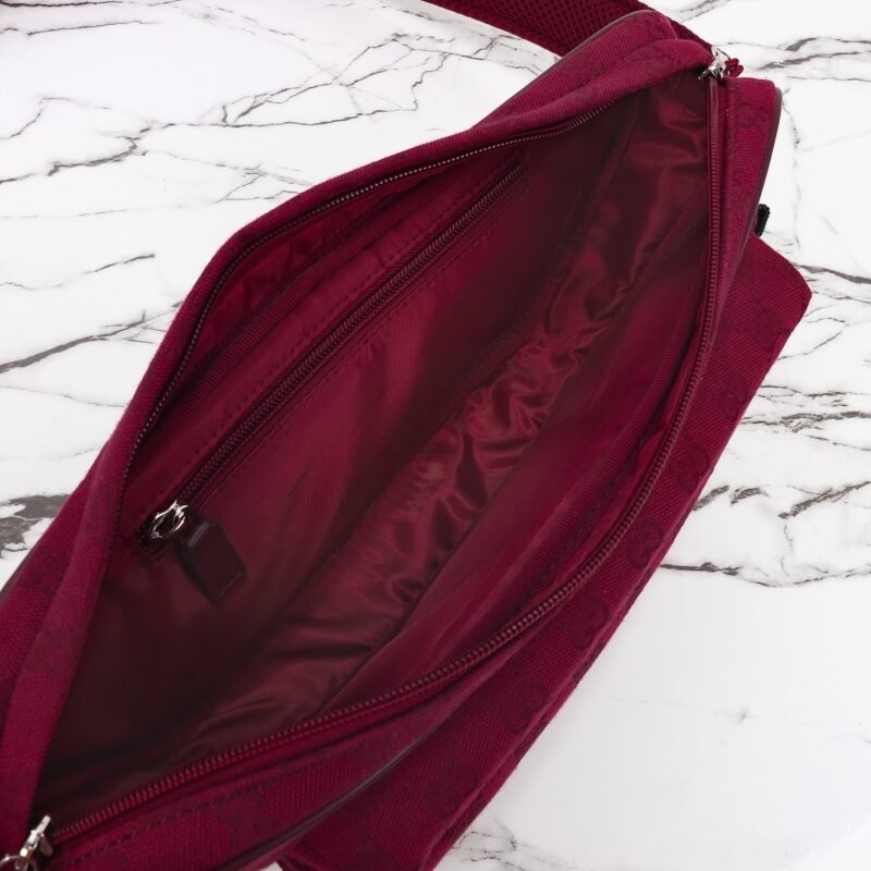 Fake Gucci Small GG Belt Bag Red - Image 4