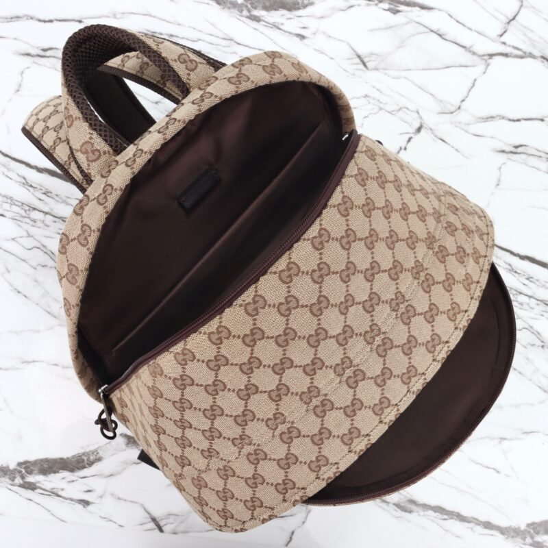 Fake Gucci Backpack GG Canvas Beige - Image 3