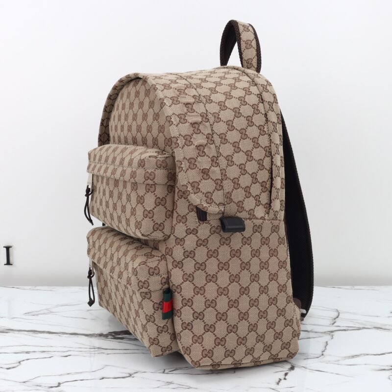 Fake Gucci Backpack GG Canvas Beige - Image 9