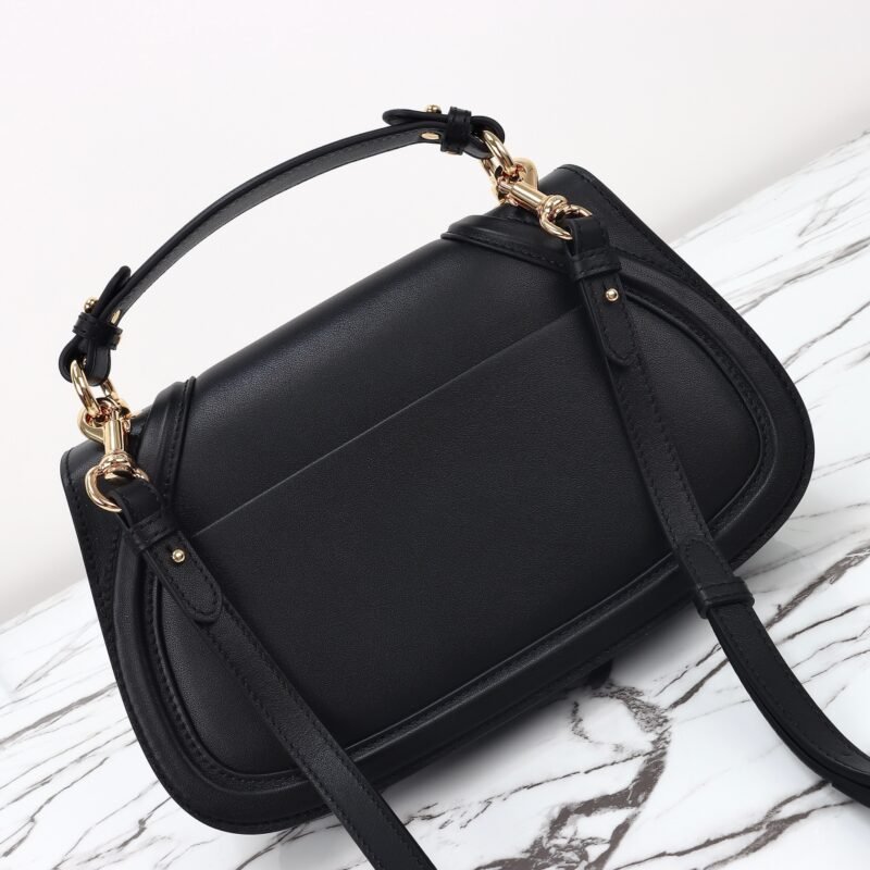 Fake Gucci Blondie Top Handle Black - Image 3
