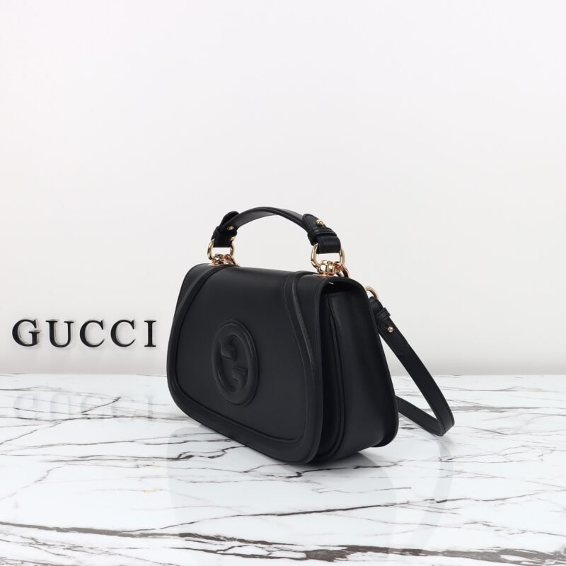 Fake Gucci Blondie Top Handle Black - Image 6