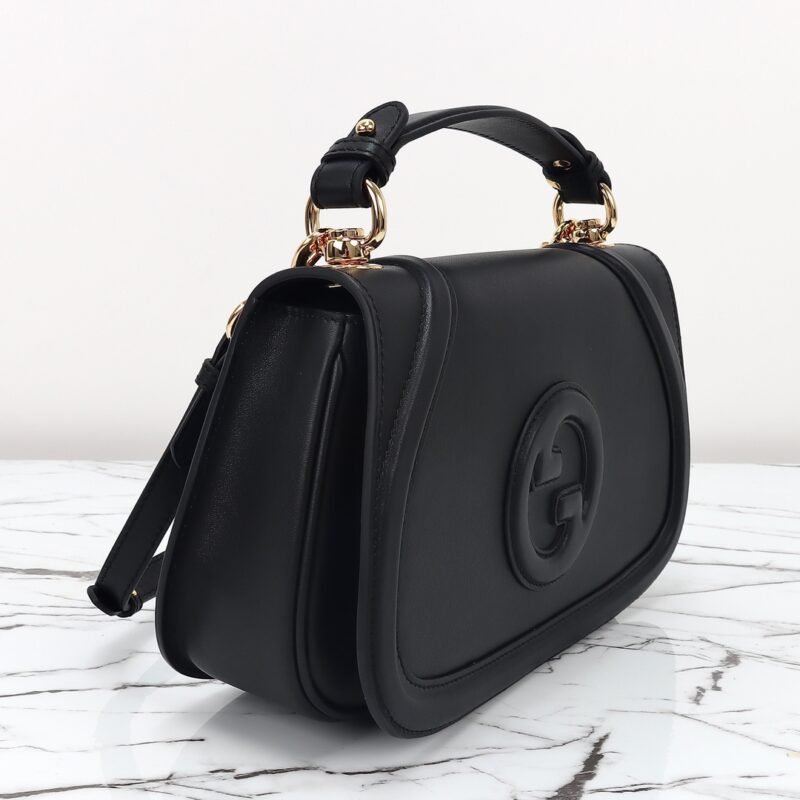Fake Gucci Blondie Top Handle Black - Image 8