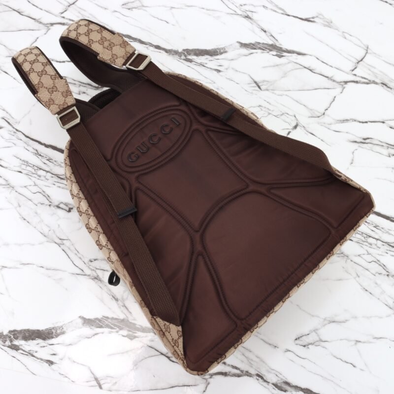 Fake Gucci Backpack GG Canvas Beige - Image 13