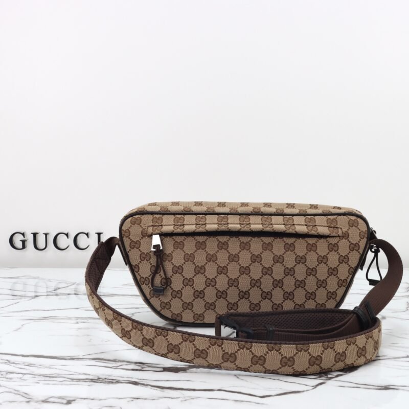 Fake Gucci Small GG Belt Bag Beige - Image 10